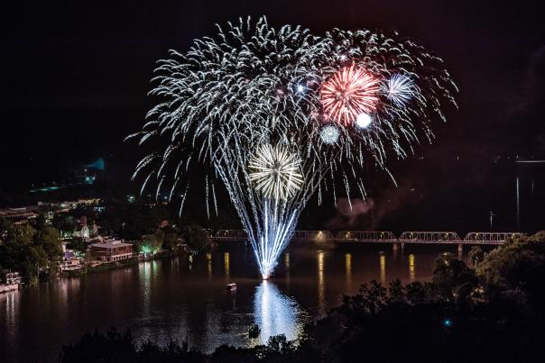 Fireworks over New Hope