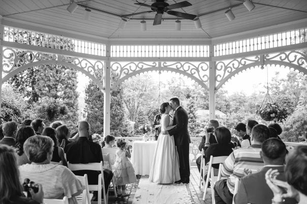 Gazebo wedding at Peddler's Village