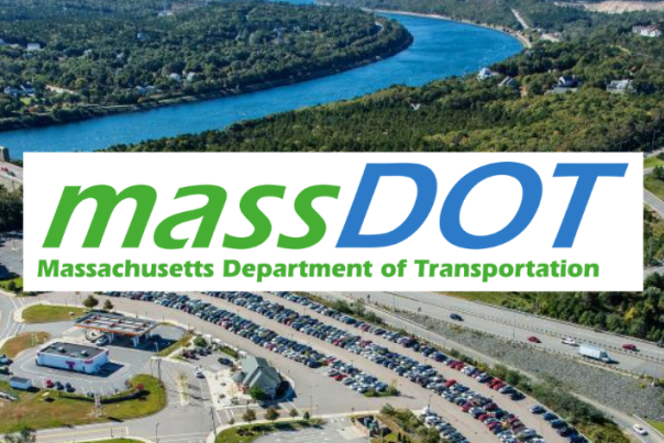 massDOT logo over bridge image