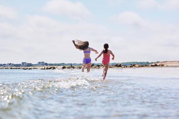 Girls on the beach