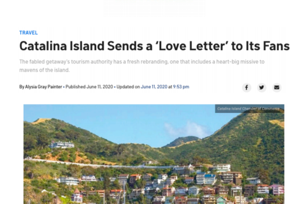 Catalina Island Love Letter via NBC4