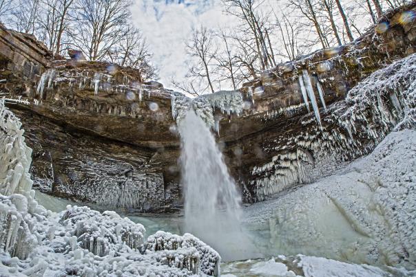 Carpenter Falls in the Winter