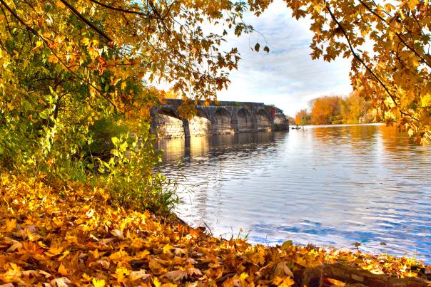 Fall at the Richmond Aqueducts in Cayuga County