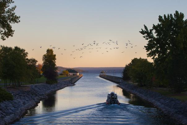 Sunset on Owasco Lake