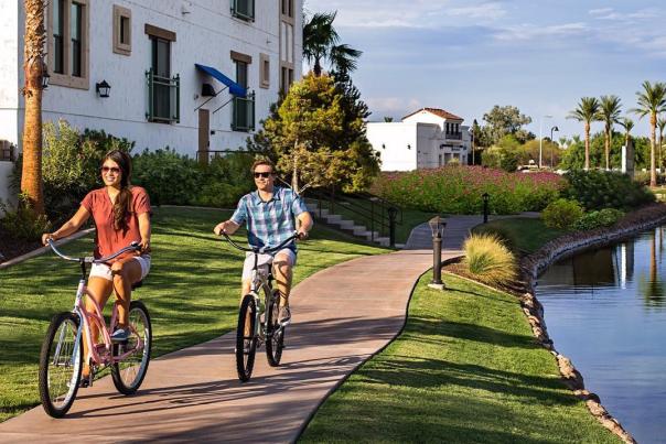 Biking in Downtown Ocotillo