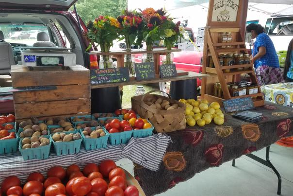 Vendor at Carrboro Farmers Market