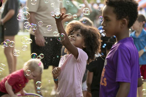Kids area at Hillsborough Hog Day for Annual Events Page