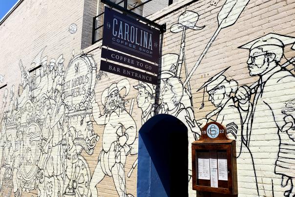 Carolina Coffee Shop Bar Entrance