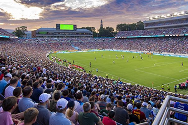 Kenan Stadium hosts international soccer Chelsea Vs Wrexham on July 19 2023