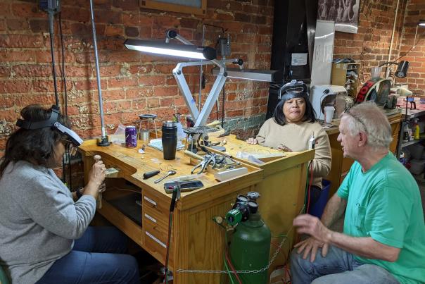 Jewelry Making Class at James Carter Studio, Carrboro