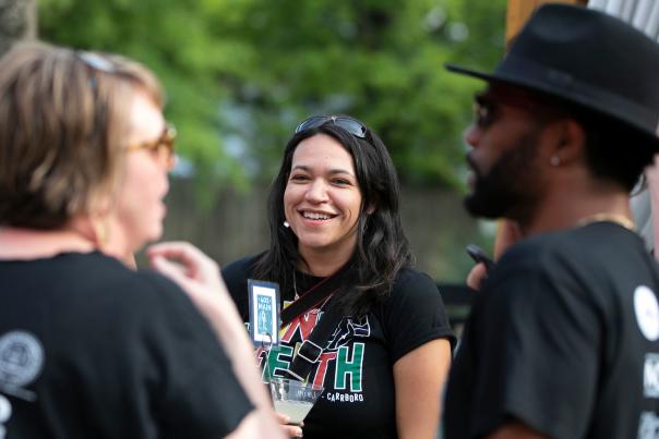 People Celebrating Juneteenth in Chapel Hill-Carrboro