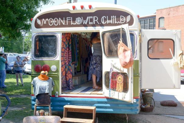Pop-Up Clothing Van at The Bazaar Carft & Art - Carrboro