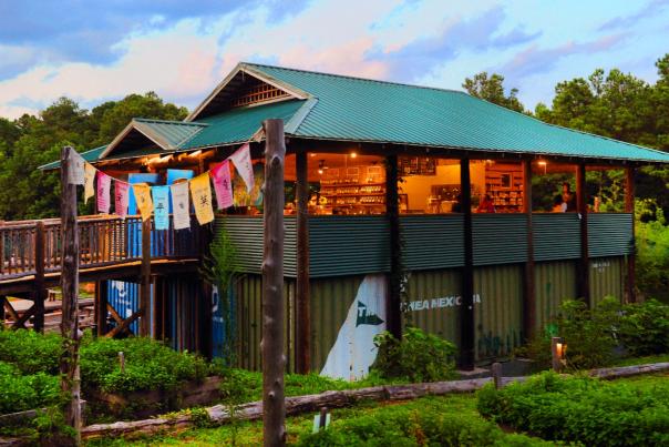 Honeysuckle Tea House - outside view