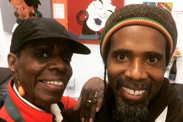 Yah-i Ausar Tafari Amen and Ma Dukes of Vegan Flava Cafe