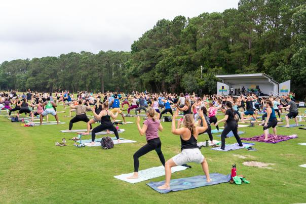 Yoga Fest group