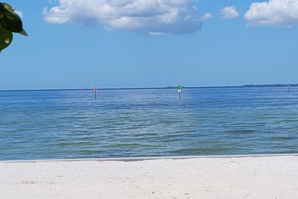 Dry Beach at Ponce de Leon Park in Punta Gorda, Florida