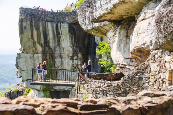Rock City Overlook with People