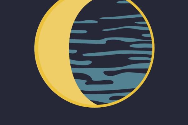 Moon River Window Cling