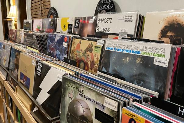 Records for sale at Yellow Racket Records