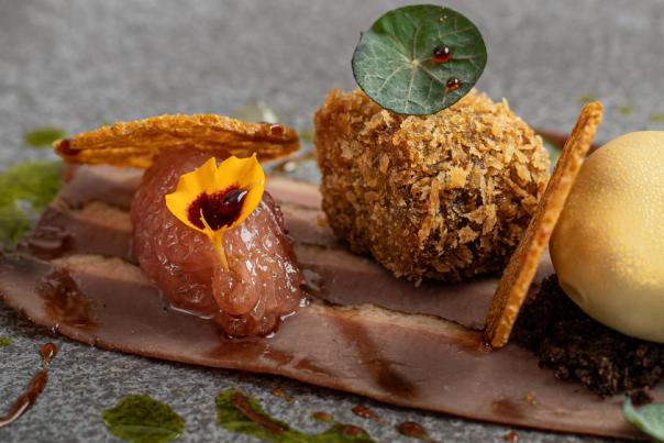 Food served at Lumiere Cheltenham.