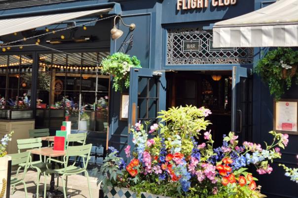 Flight Club Cheltenham terrace.