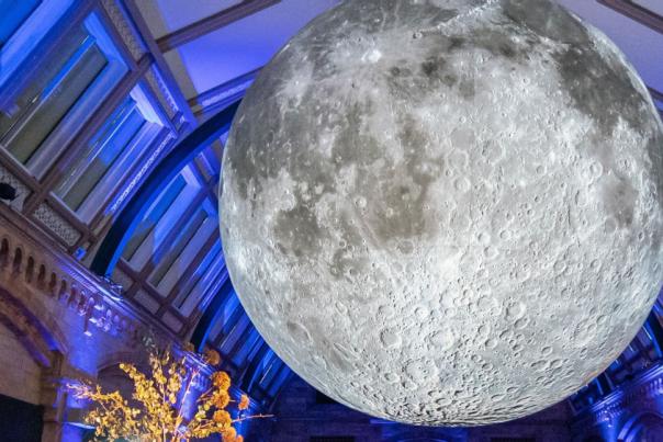 Luke Jerram’s internationally acclaimed installation, Museum of the Moon.