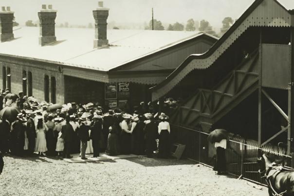 Broadway station 1904 opening from GWSR archive