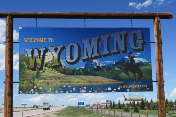 Wyoming State Line photo