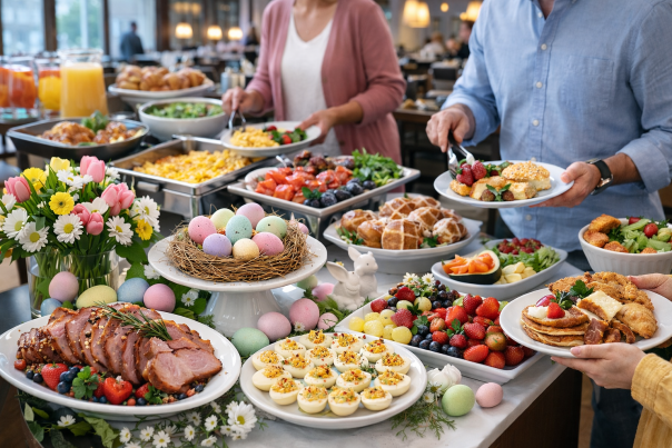 Easter Brunch - AI Generated Image