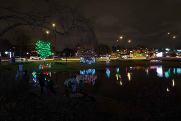 Holiday Light Display at Elk Grove Park District