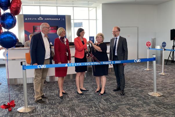 International flight to Paris returns to CVG