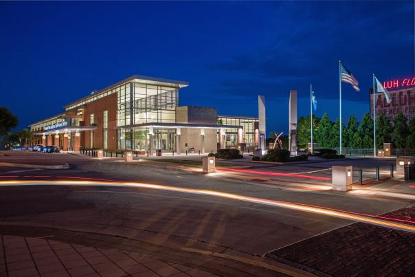 CMCC Exterior at Night