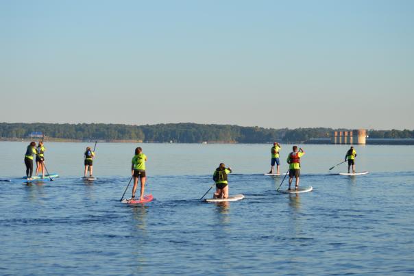 Stand-Up Paddleboarding on Lake Murray (Needs Permission)