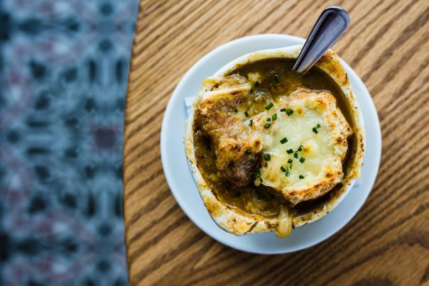 French onion soup from Black Rooster