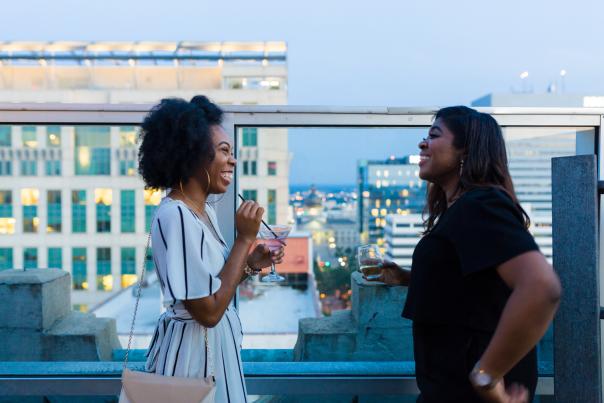 Women on Sheraton Rooftop