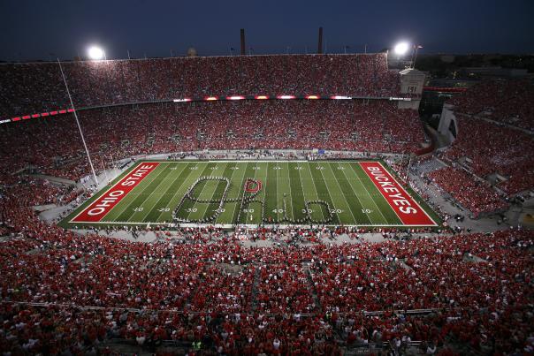Script Ohio in Ohio Stadium during an Ohio State football game