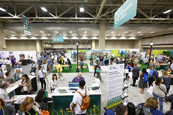 Attendees at the 2023 National Recreation and Park Association Annual Conference in Dallas