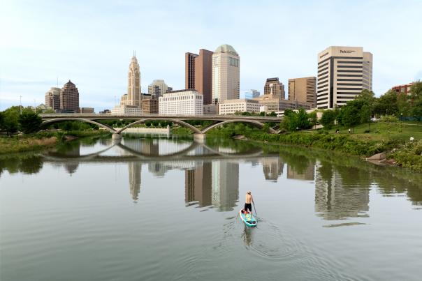 Columbus Summer 2024 Drone Skyline
