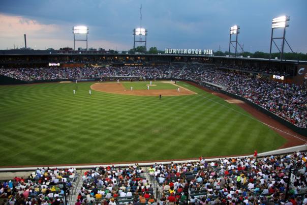 Baseball game at Huntington Park in Columbus, OH