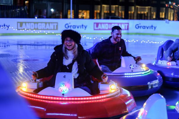 Land-Grant Brewing's Bumper Cars on Ice