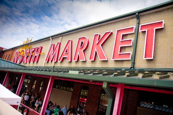 North Market sign on building