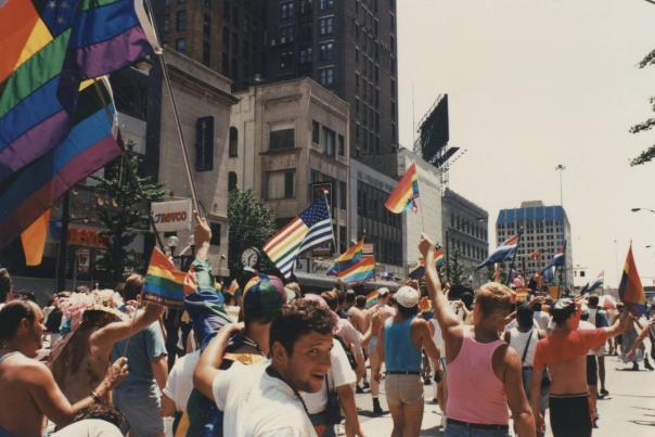 Columbus Pride March 1991, Stonewall Union Records, MSS 1150 AV