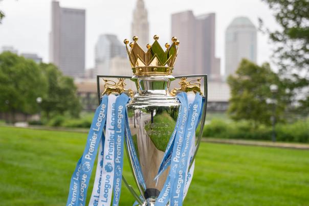 Premier League trophy in Columbus