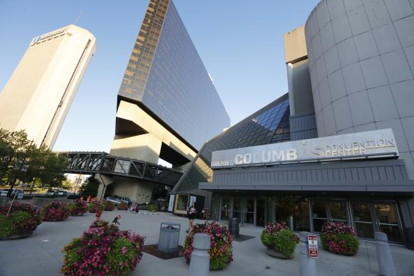 Hyatt Regency Columbus, attached to the Greater Columbus Convention Center.