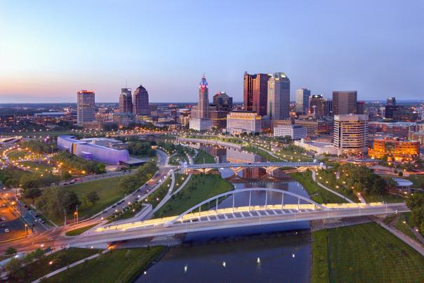 View of downtown Columbus