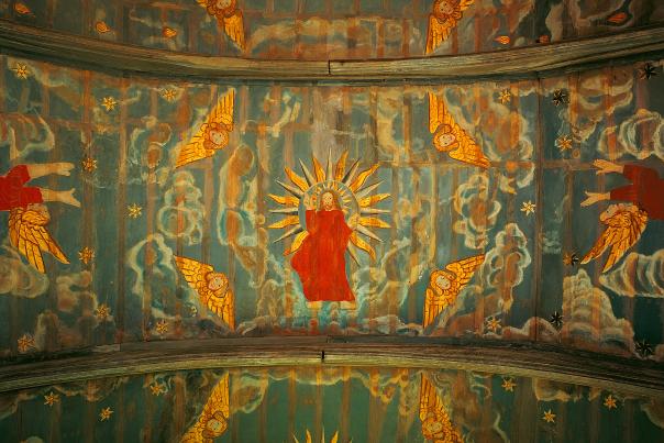 Gwydir Uchaf Chapel Llanrwst ceiling