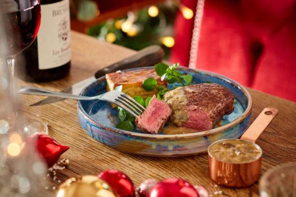 Steak on a plate