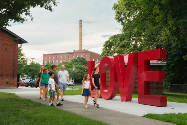 Riverwalk Trail LOVE Sign