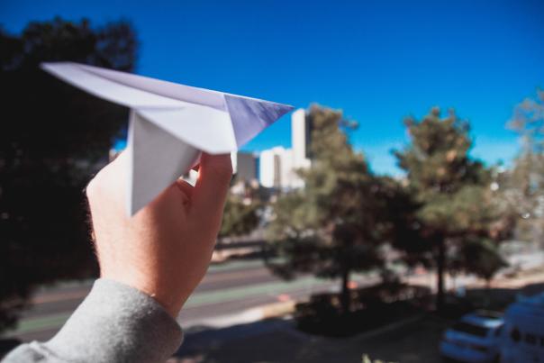 paper airplane