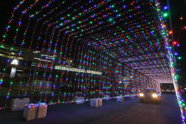 Magic of Lights holiday display at Daytona International Speedway